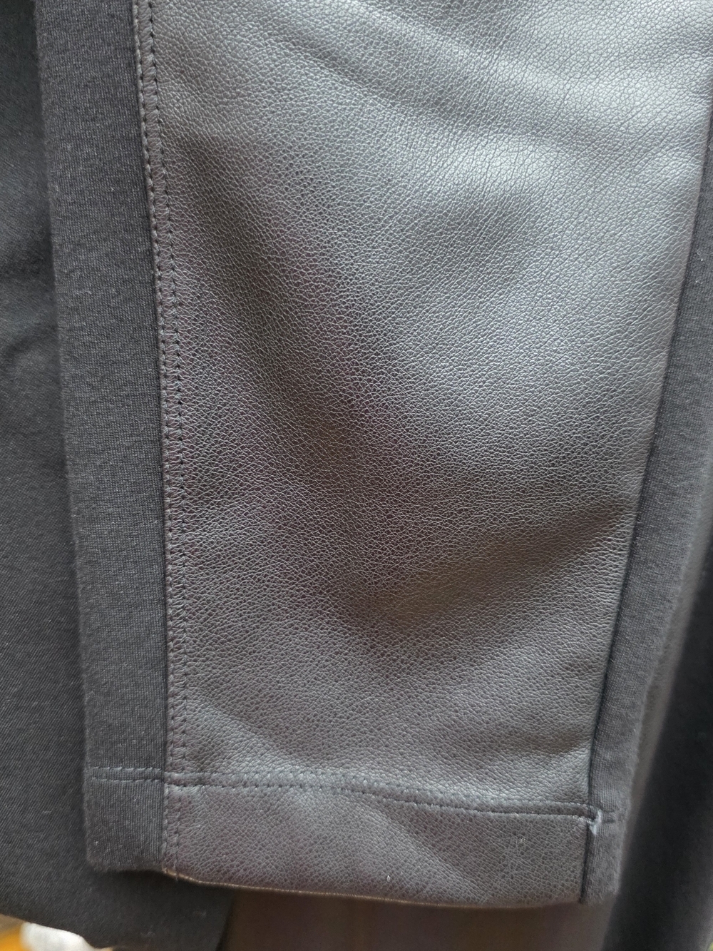 Elie Tahari Black High-Waist Faux Leather Ankle Pants Small - Picture 6 of 7